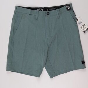Billabong Shorts Crossfire Submersibles Blue Green 32 Recycler NWT